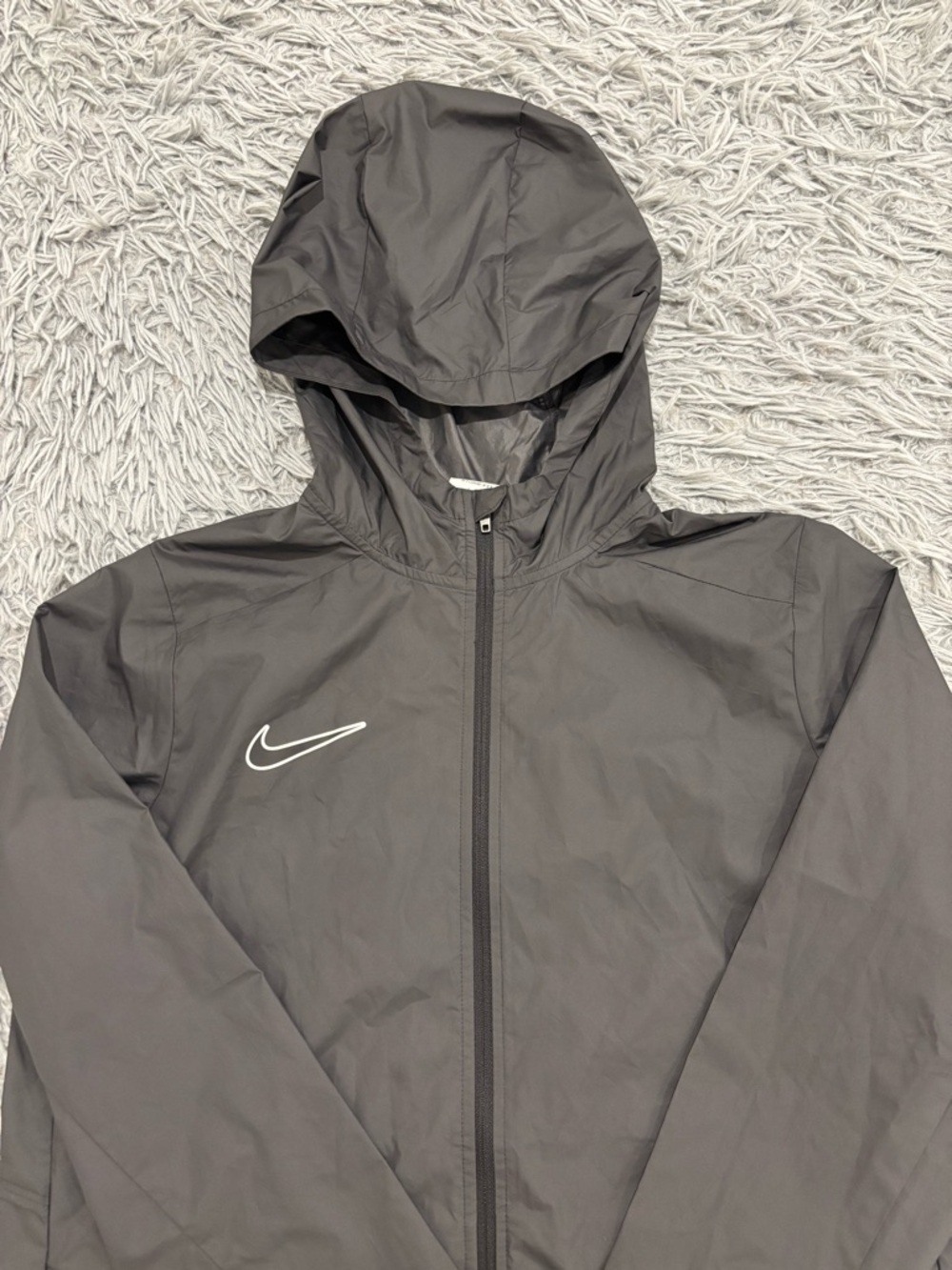 Nike Storm Fit Women’s Black Academy 25 Rain Windbreaker Jacket Full Zip Size XL - Picture 2 of 7